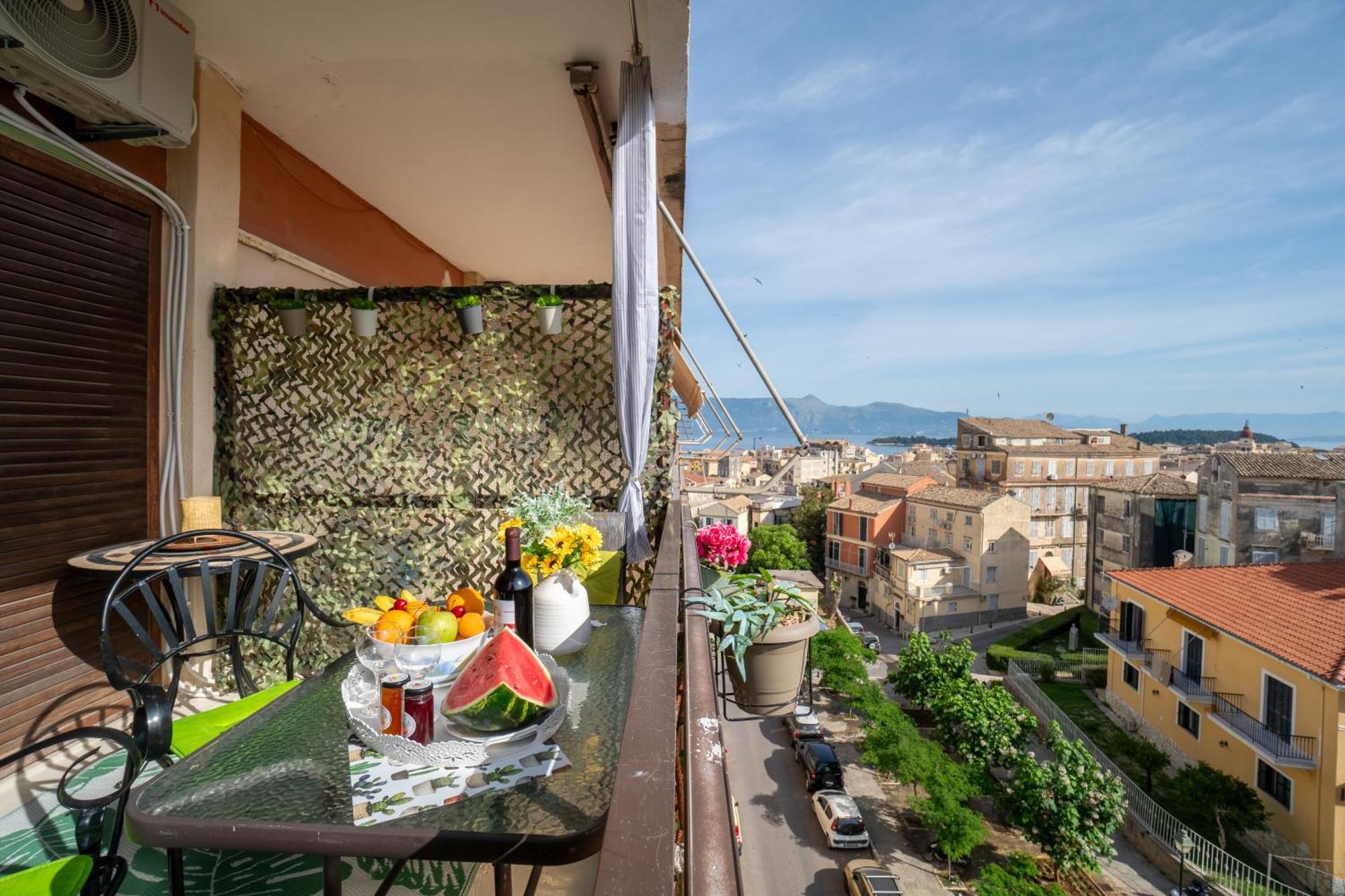 Corfu Panoramic View All The City Ngoại thất bức ảnh