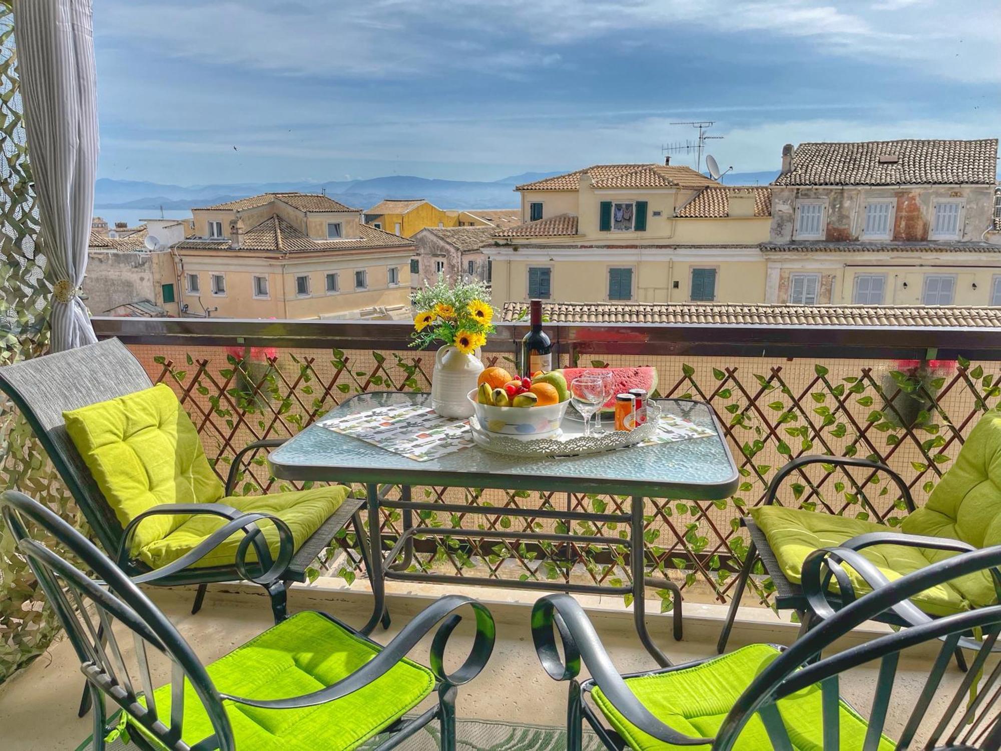 Corfu Panoramic View All The City Ngoại thất bức ảnh