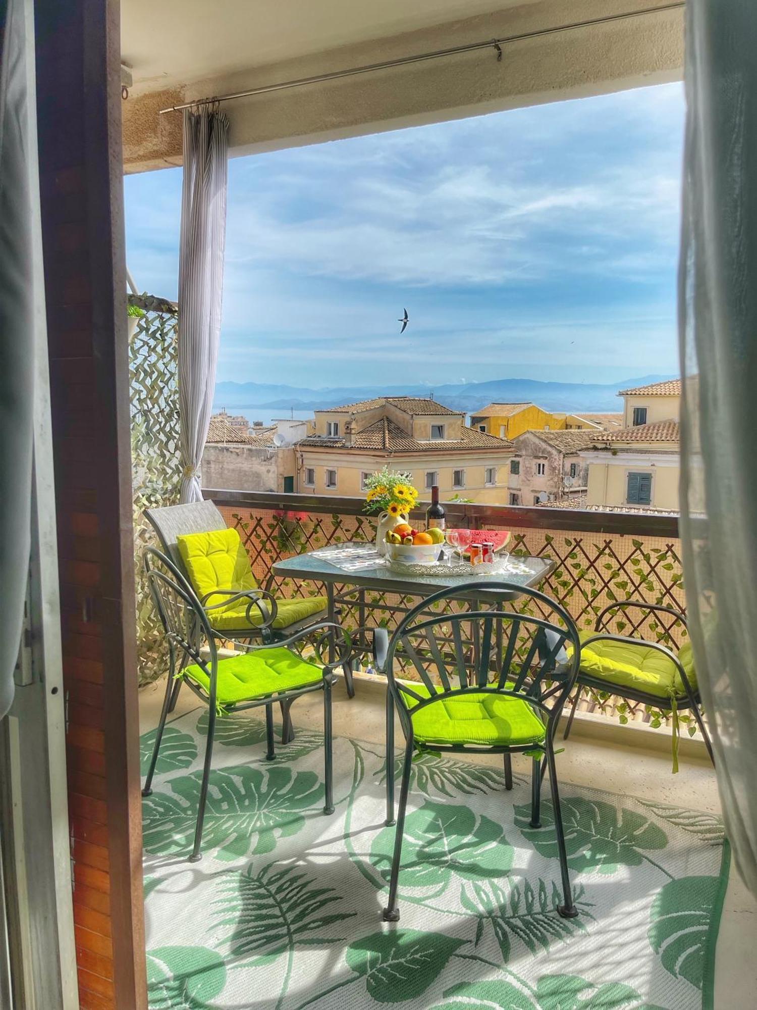 Corfu Panoramic View All The City Ngoại thất bức ảnh